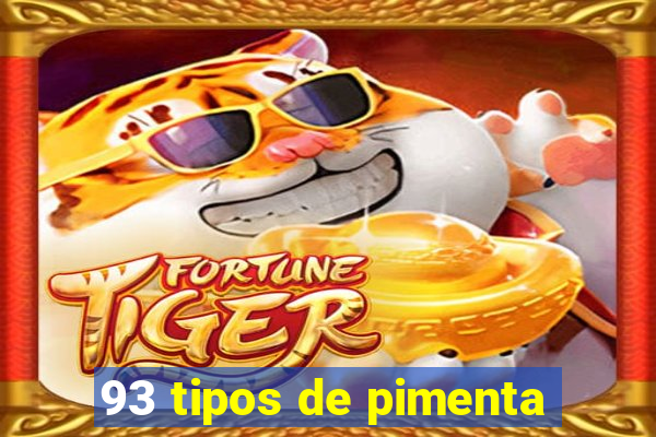 93 tipos de pimenta